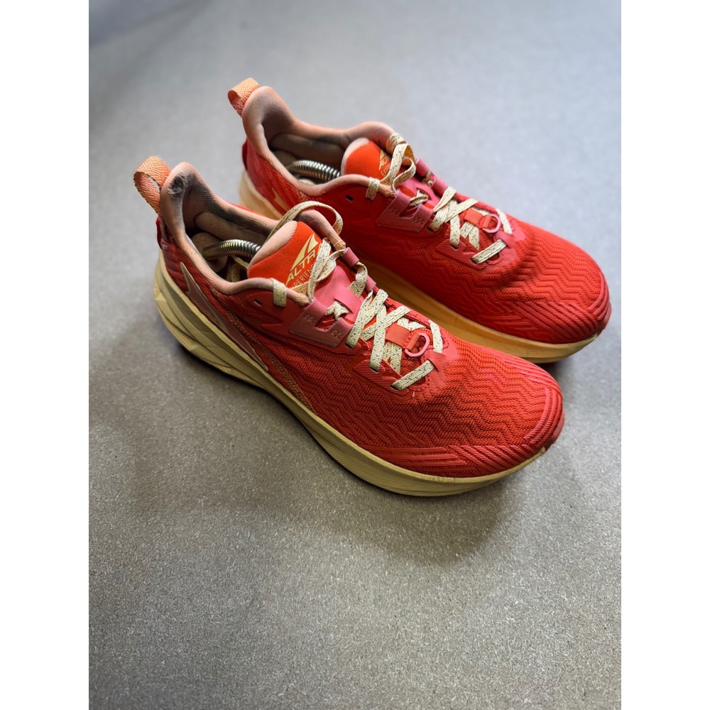 Altra W Lone Peak‎ 7 Trail Running Shoes Women's Size 10 Red Orange MaxTrac - Picture 8 of 10